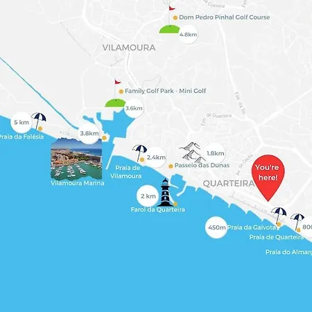 Algarve Seaside 2br * Quarteira